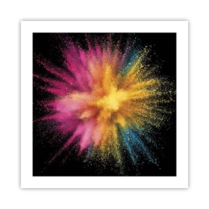 Poster - De geboorte van kleuren - 50x50 cm