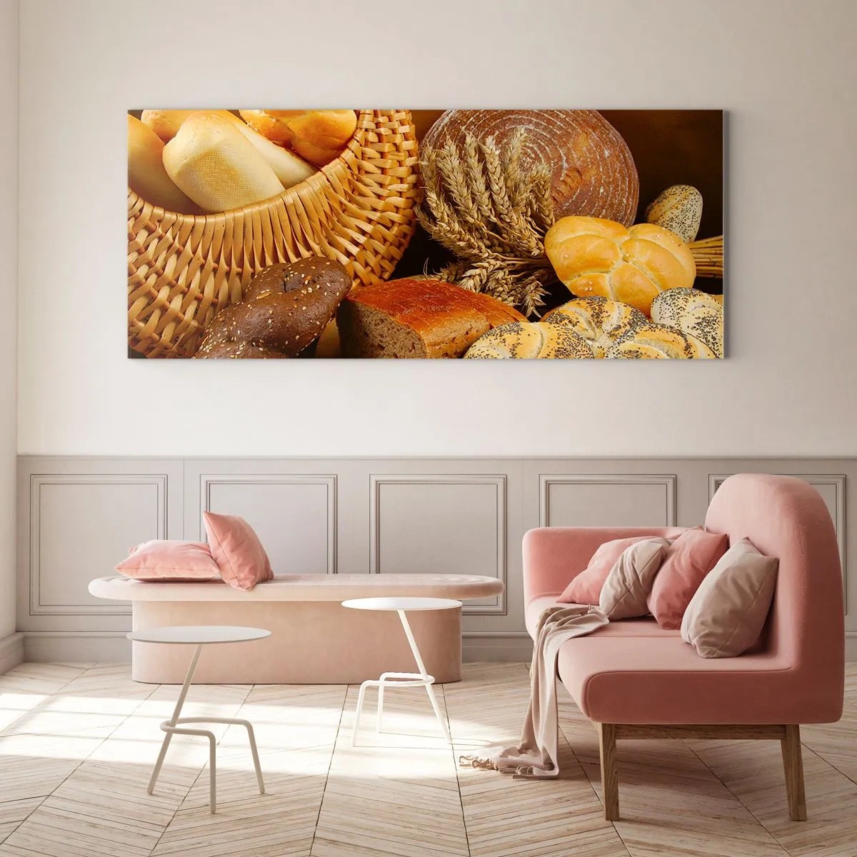 Schilderen op glas - We kwamen er weer mee weg - 90x30 cm