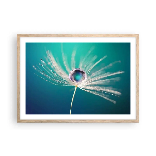 Een poster in een licht eiken lijst - Mystiek moment - 70x50 cm