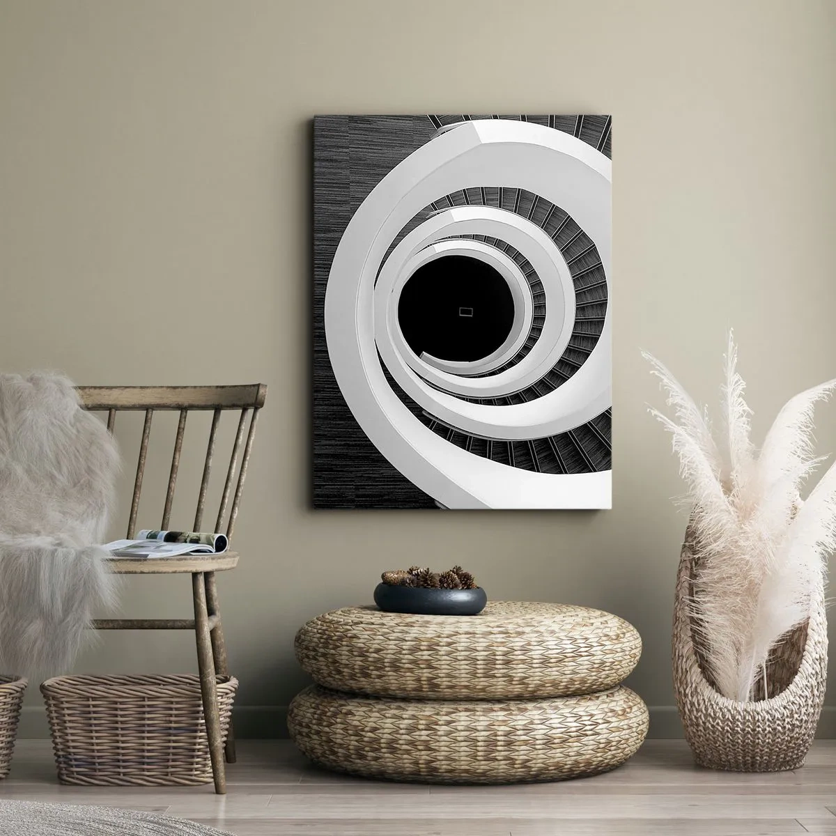 Schilderen op canvas - Tot de kern van de zaak - 50x70 cm