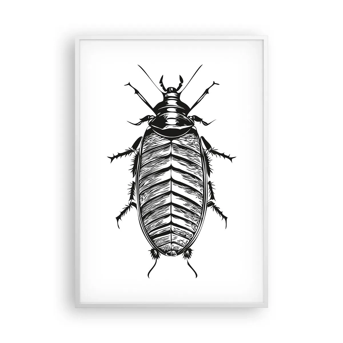 Poster in een witte lijst - Wat een exemplaar! - 70x100 cm