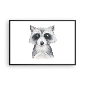 Poster in een zwarte lijst - Een moment om te verhuizen - 91x61 cm