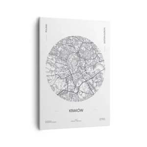 Schilderen op canvas - Anatomie van Krakau - 50x70 cm