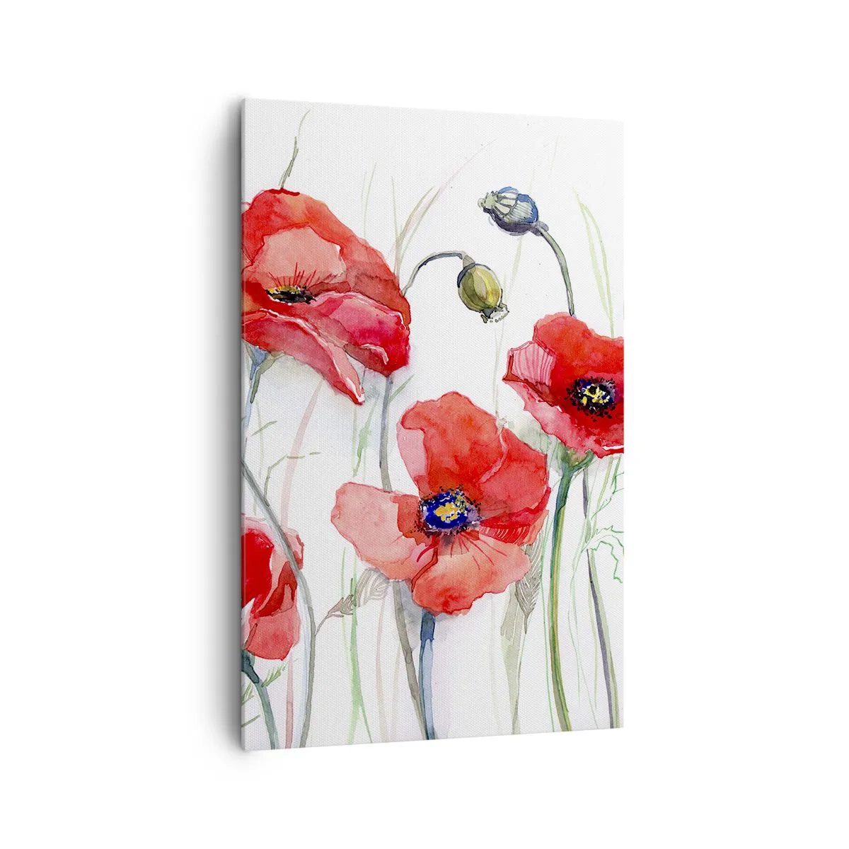 Schilderen op canvas - Poolse bloemen - 80x120 cm