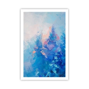 Poster - Winter abstractie - 61x91 cm