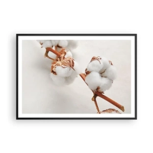 Poster in een zwarte lijst - Gewoon een knuffel - 100x70 cm