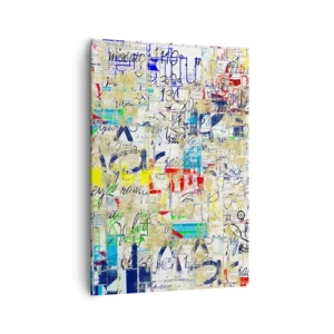 Schilderen op canvas - Het is gewoon een lust voor het oog - 70x100 cm