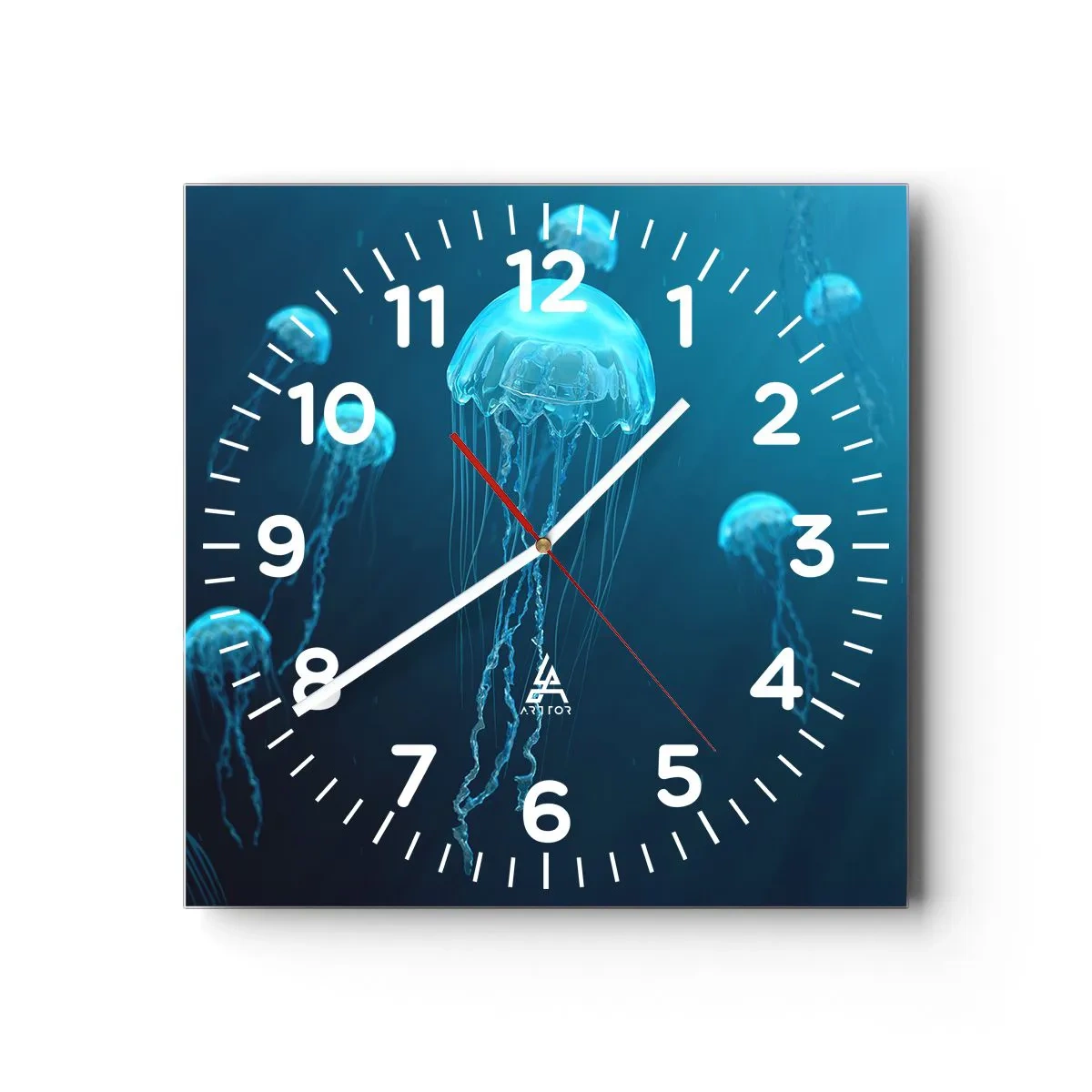 Wandklok - Klok - Oceaandans - 40x40 cm