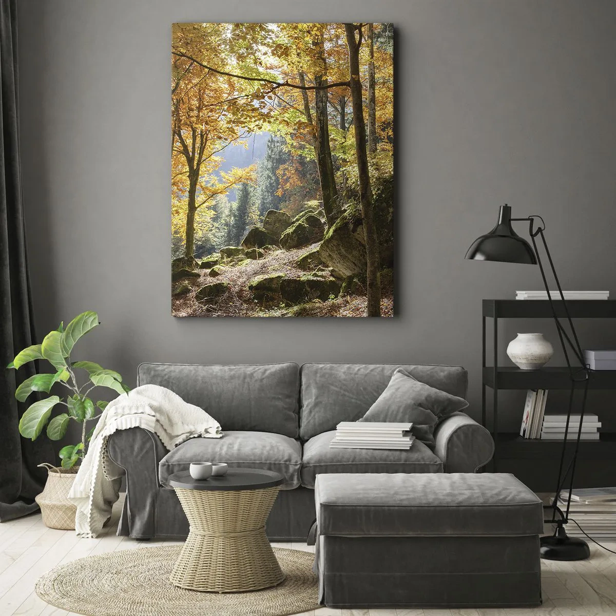 Schilderen op canvas - Tijd om te ontspannen - 55x100 cm