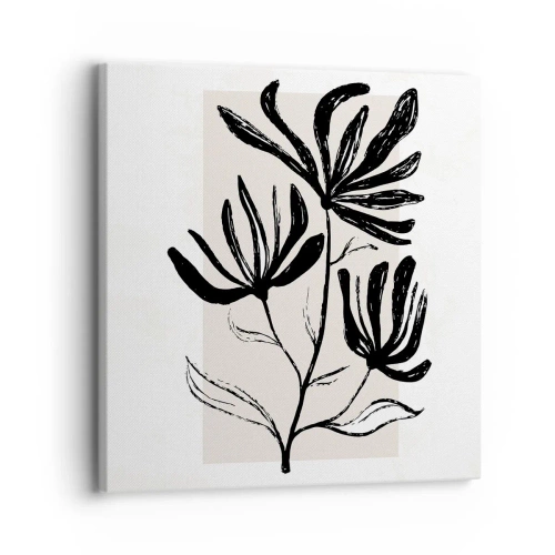 Schilderen op canvas - Schets voor het herbarium - 30x30 cm