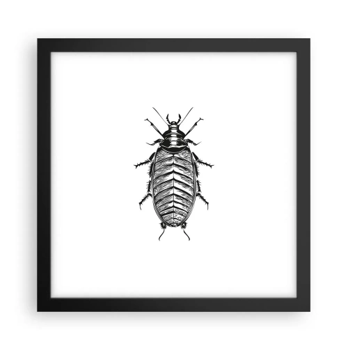 Poster in een zwarte lijst - Wat een exemplaar! - 30x30 cm