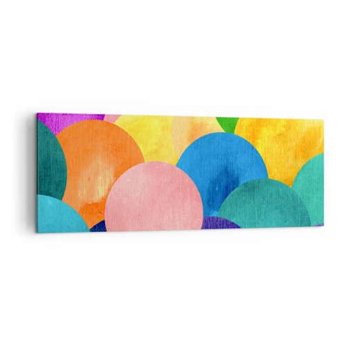 Schilderen op canvas - De oorspronkelijke volheid van het leven - 140x50 cm