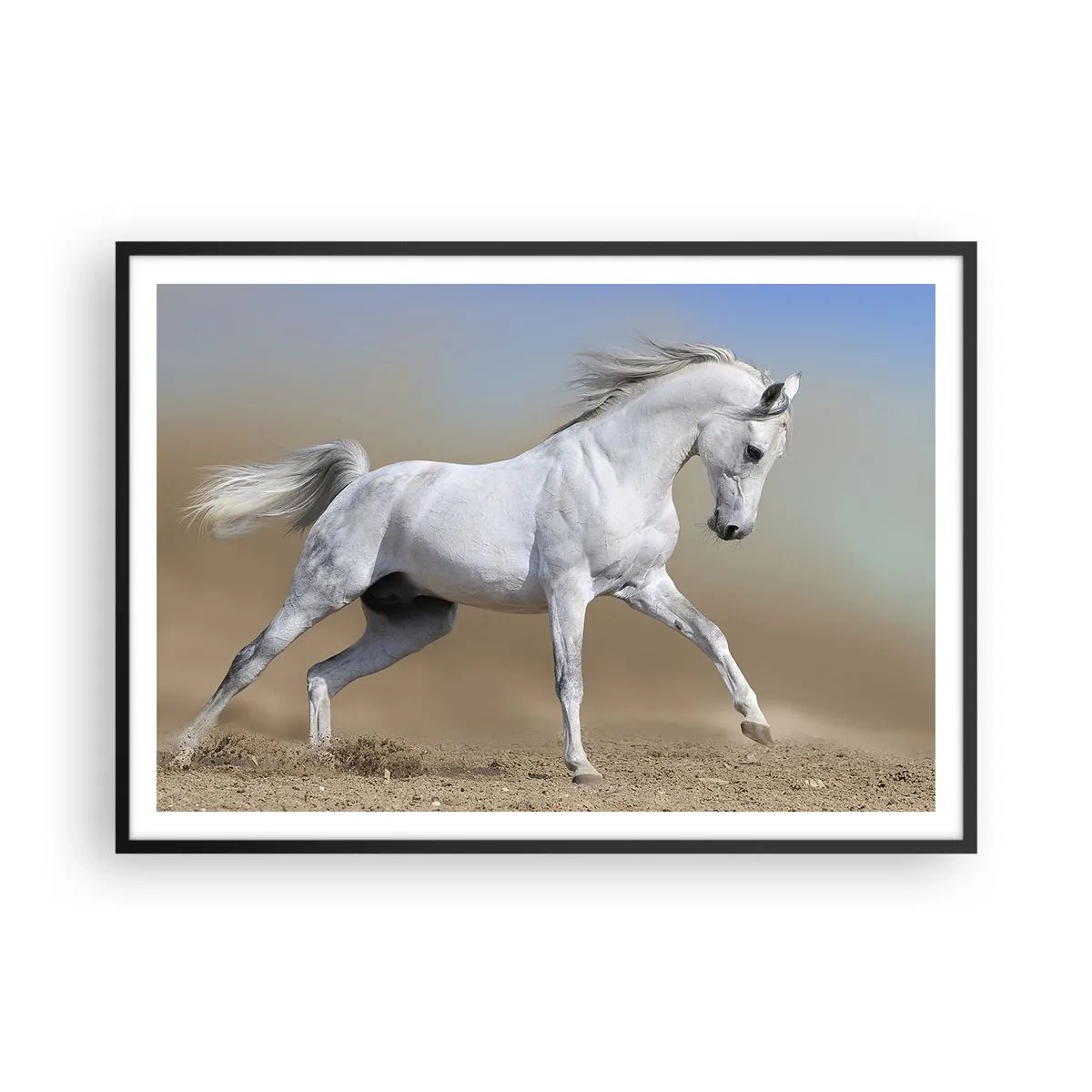 Poster in een zwarte lijst - Het mooiste Arabische sprookje - 100x70 cm