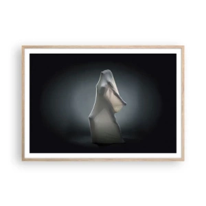 Een poster in een licht eiken lijst - Verborgen verlangens - 100x70 cm