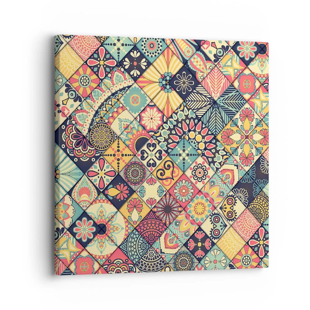 Schilderen op canvas - Marokkaanse sfeer - 30x30 cm
