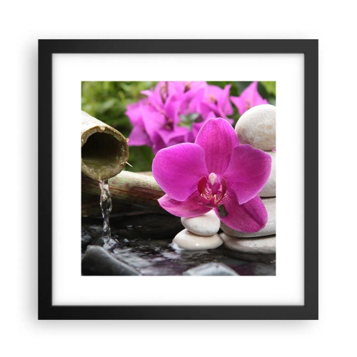 Poster in een zwarte lijst - Je bent al aan het rusten - 30x30 cm