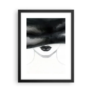 Poster in een zwarte lijst - Een sensueel mysterie - 30x40 cm