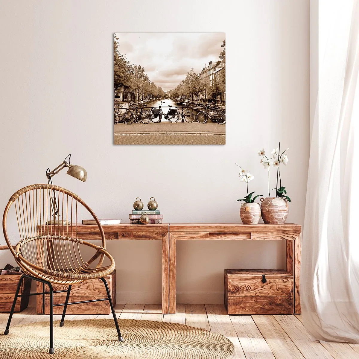 Schilderen op canvas - Hollandse sfeer - 50x50 cm