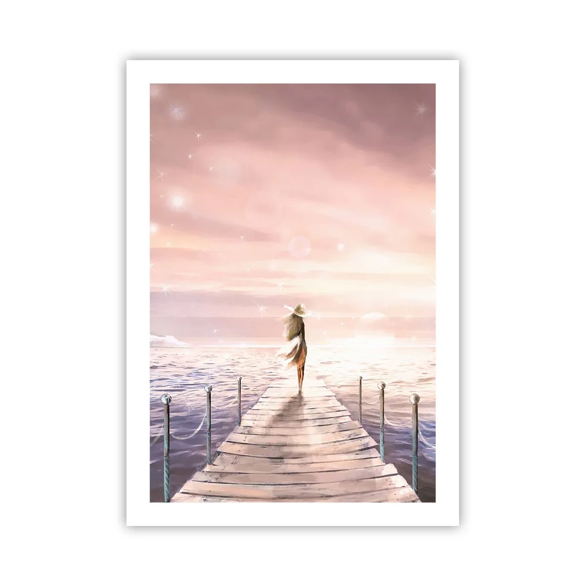 Poster - In het licht van een droom - 50x70 cm