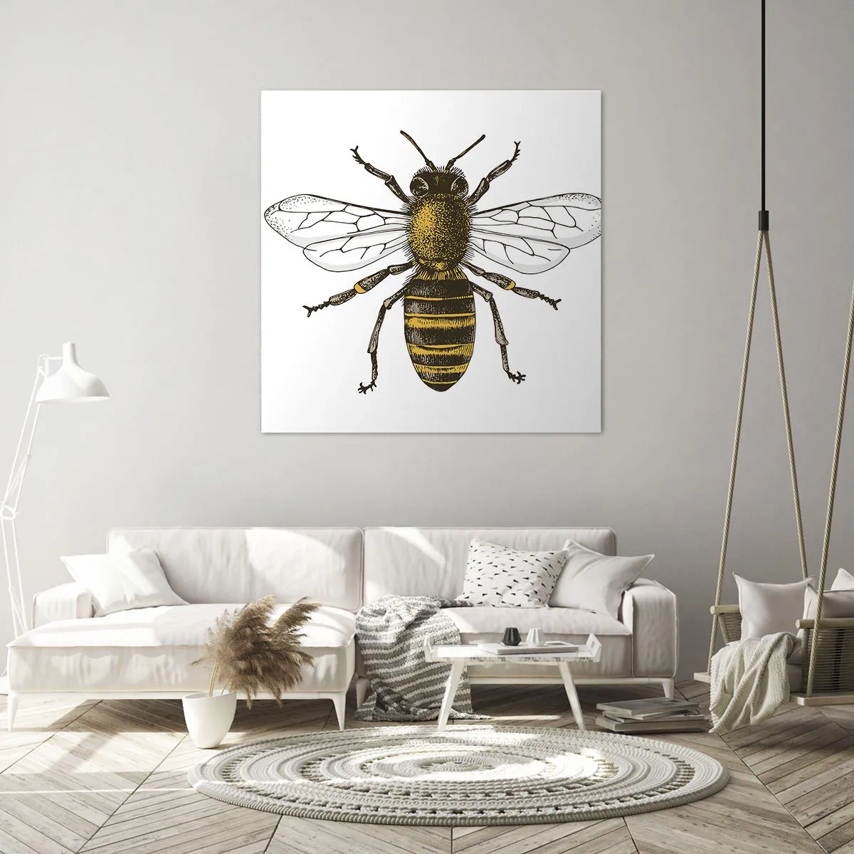 Schilderen op canvas - Mooi en goed - 70x70 cm