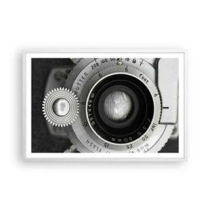 Poster in een witte lijst - Een verhaal over Hollywood - 91x61 cm