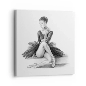 Schilderen op canvas - Betoverd door de dans - 30x30 cm