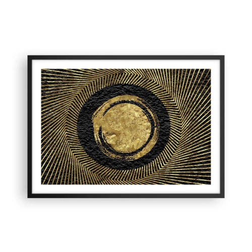 Poster in een zwarte lijst - Glamour-compositie - 70x50 cm