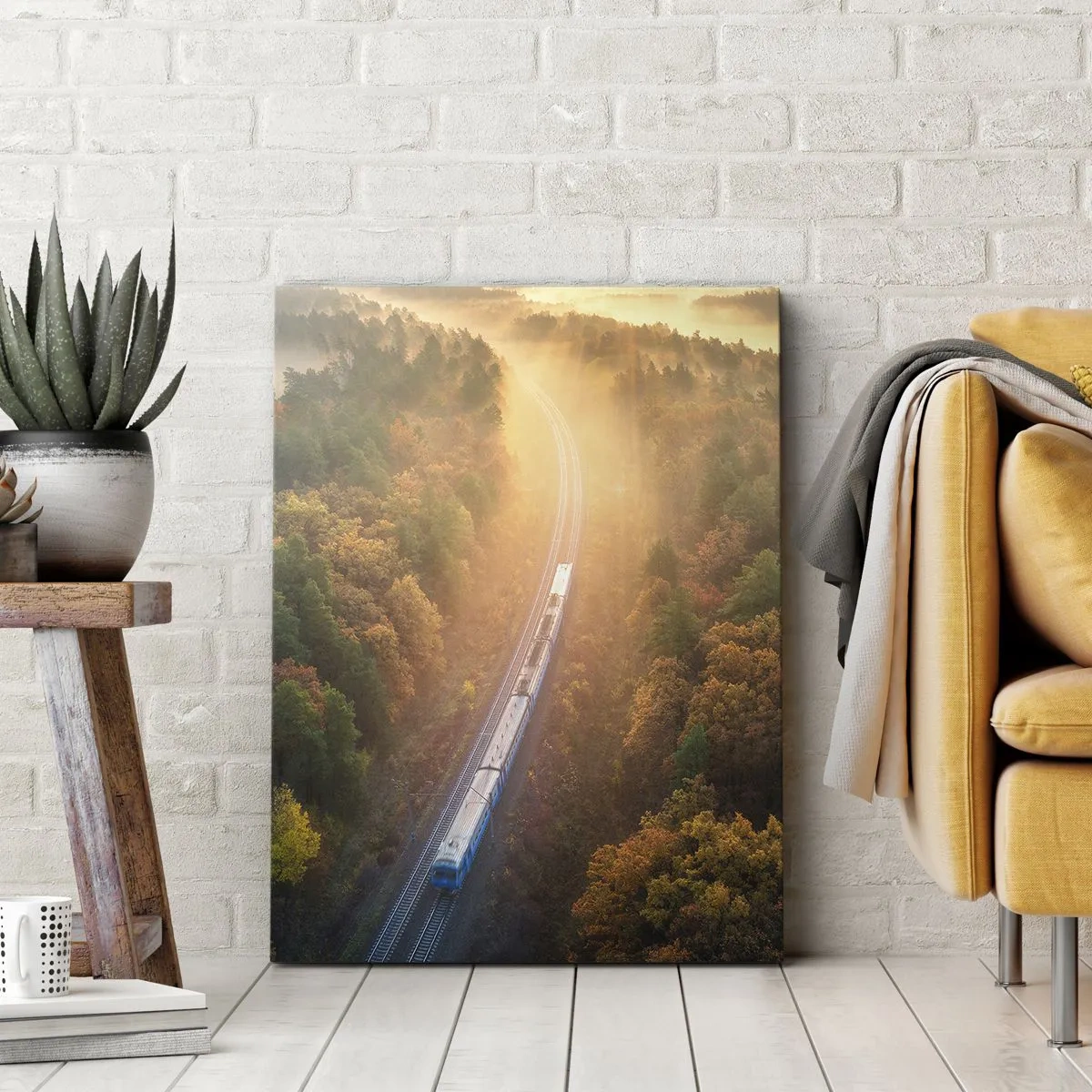 Schilderen op canvas - Herfst reis - 70x100 cm