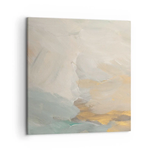 Schilderen op canvas - Abstractie – het land van zachtheid - 50x50 cm