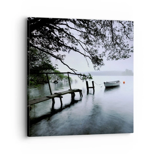 Schilderen op canvas - Je bent al aan het rusten - 30x30 cm