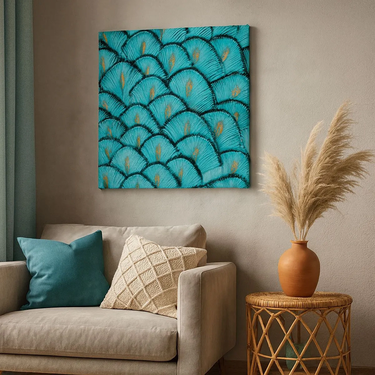 Schilderen op canvas - Het grote verengala - 30x30 cm