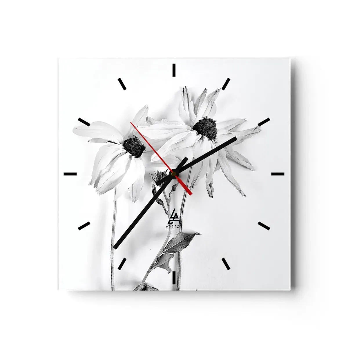 Wandklok - Klok - Niemand wil alleen zijn - 30x30 cm
