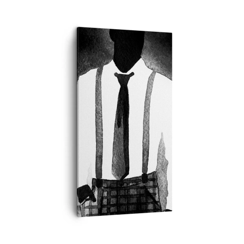 Schilderen op canvas - In een noir sfeer - 45x80 cm