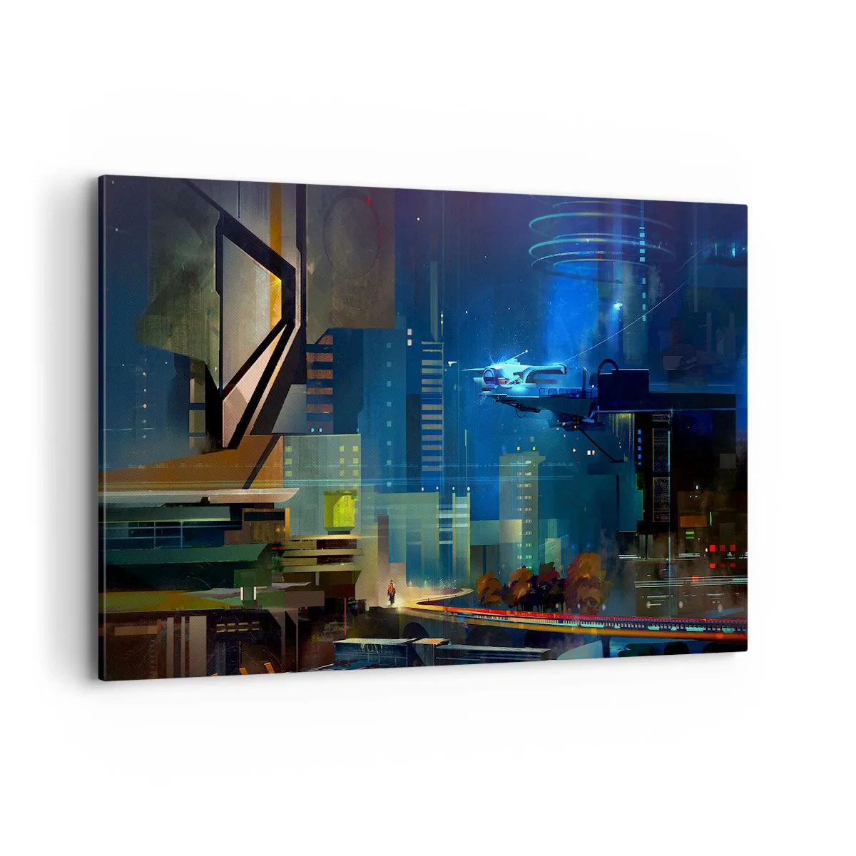 Schilderen op canvas - In de nabije toekomst - 120x80 cm