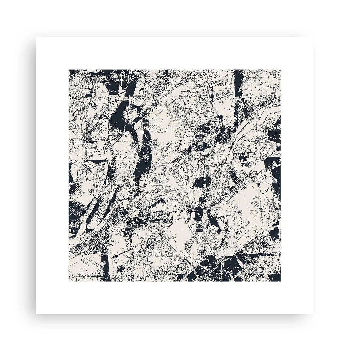 Poster - Interpenetratie van tegenstellingen - 30x30 cm