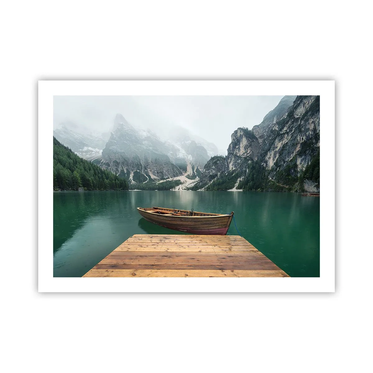 Poster - "En de trotse rotsen van het voorhoofd" - 70x50 cm