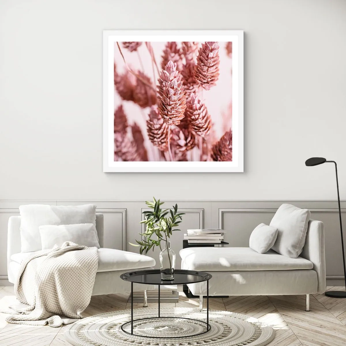 Poster in een witte lijst - Schijnbaar onopvallend - 60x60 cm