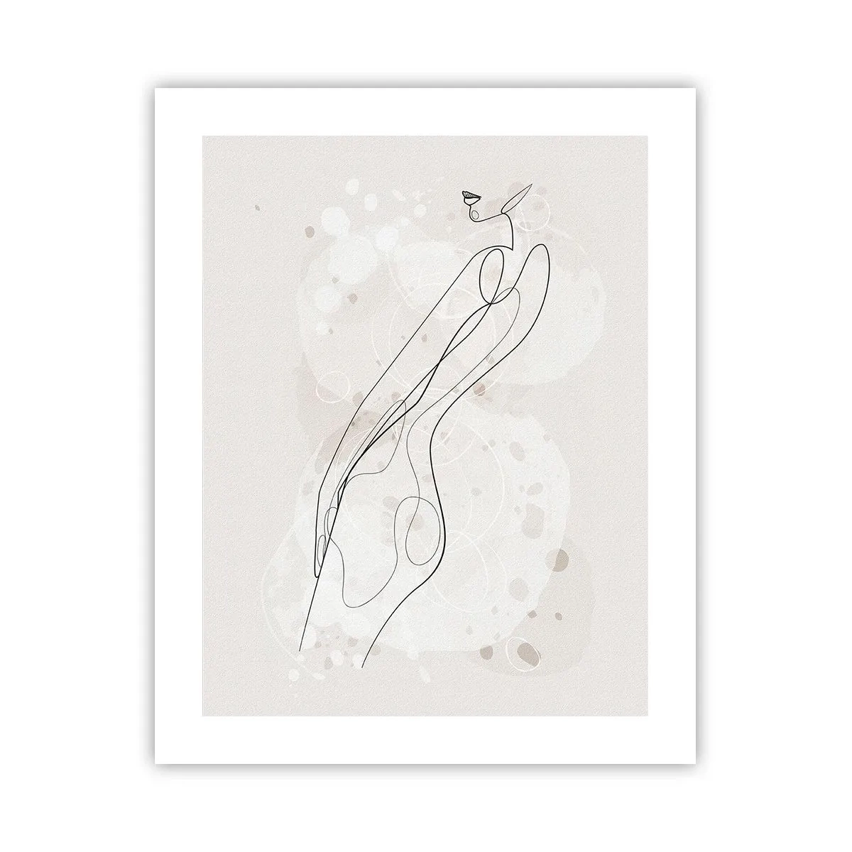 Poster - De blik dwaalt af - 40x50 cm