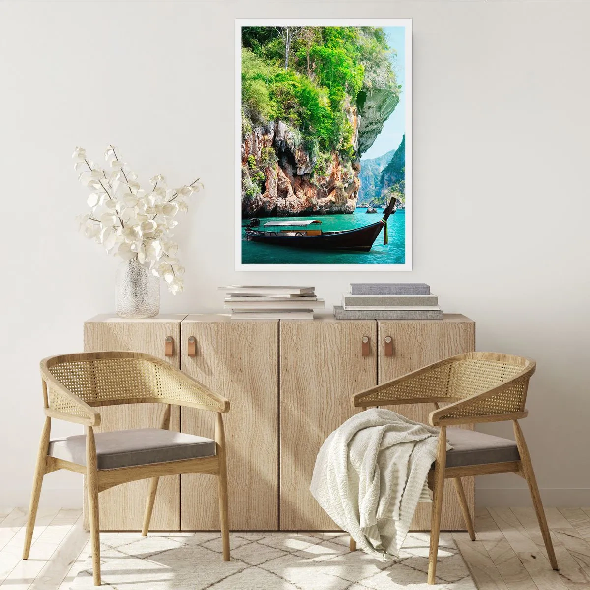 Poster - Een uitnodiging voor een exotische reis - 40x50 cm