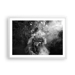 Poster in een witte lijst - Moeder zelf - Natuur - 70x50 cm