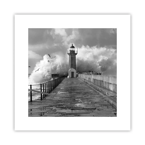 Poster - Onbevreesd - 30x30 cm