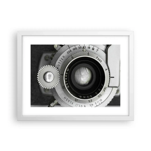 Poster in een witte lijst - Een verhaal over Hollywood - 40x30 cm