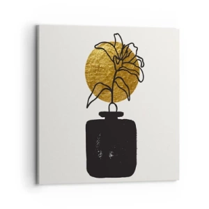 Schilderen op canvas - Schoonheid is goud waard - 70x70 cm