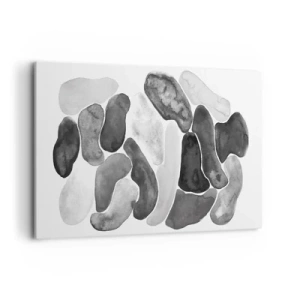 Schilderen op canvas - Rotsachtige abstractie - 120x80 cm