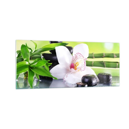 Schilderen op glas - Koele frisheid - 100x40 cm