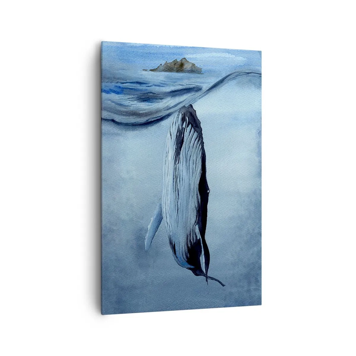 Schilderen op canvas - Twee noordelijke werelden - 80x120 cm