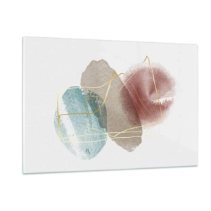 Schilderen op glas - Koralen van de ruimte - 120x80 cm