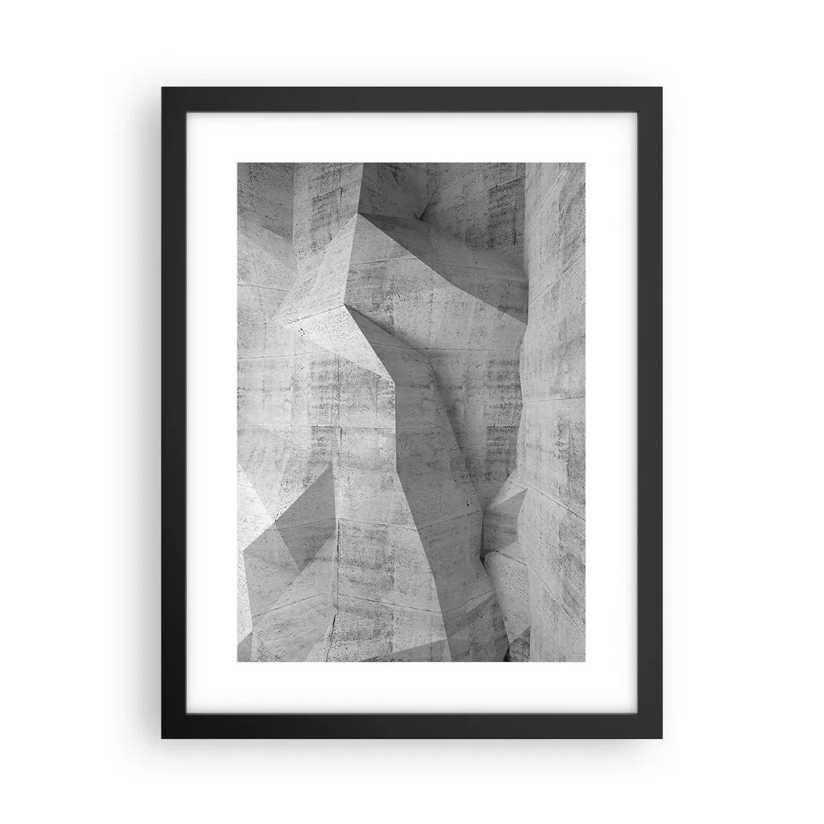 Poster in een zwarte lijst - Een echte uitdaging - 30x40 cm