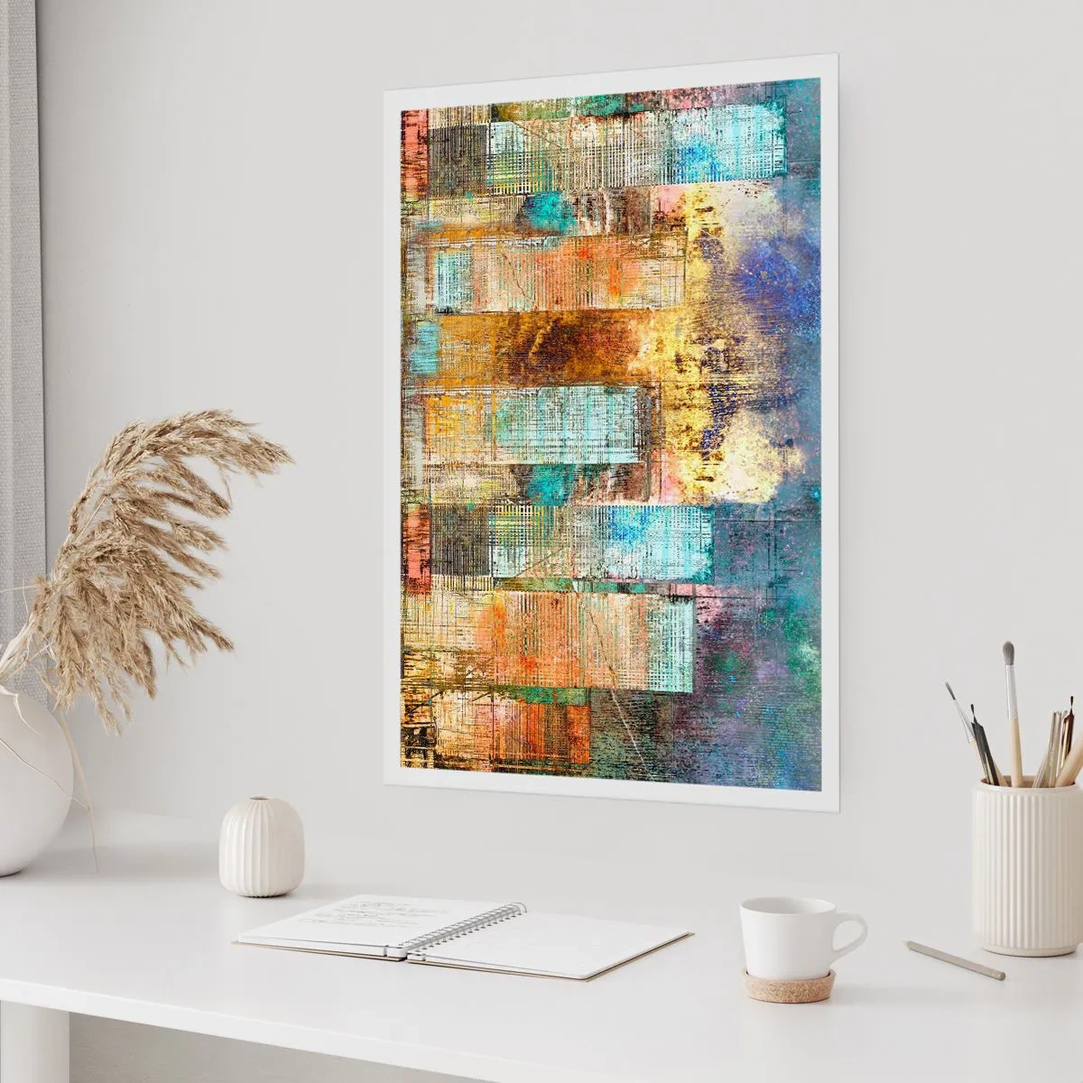 Poster - Een zonnige metropool - 40x50 cm