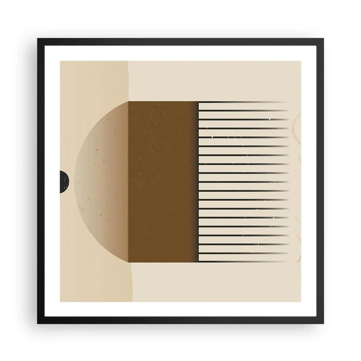 Poster in een zwarte lijst - verschillende staten - 60x60 cm